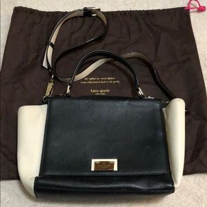 Kate Spade Flap bag w/ handle and crossbody strap